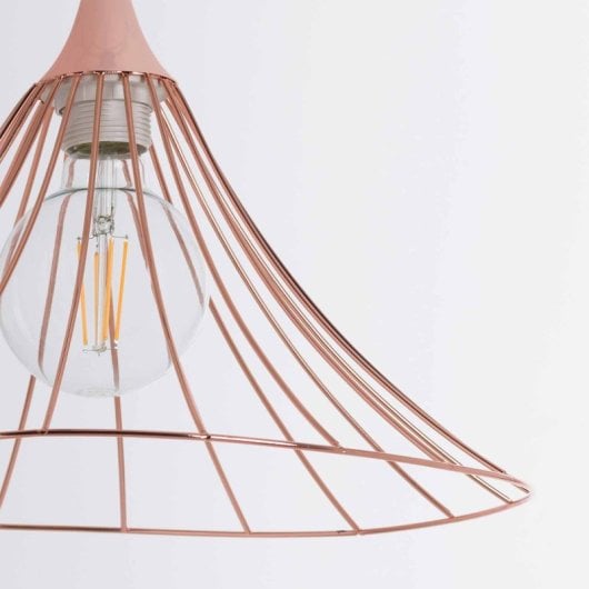Lámpara de techo O91 Opole hierro oro rosa diseño industrial A++ IP20