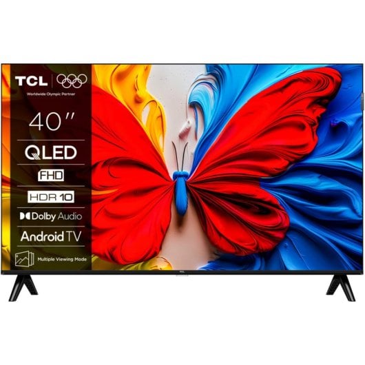 Téléviseur intelligent TCL QLED 40S5K 40 pouces Full HD Google TV Dolby Audio Bluetooth
