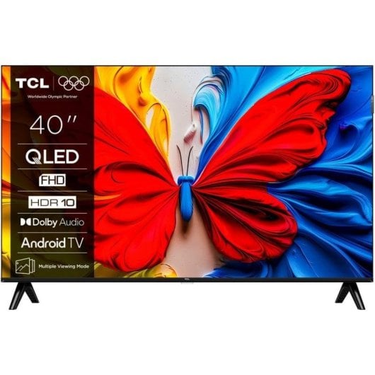 TV TCL QLED 40S5K 40" Full HD 60Hz Smart TV Google TV HDR10 Dolby Audio