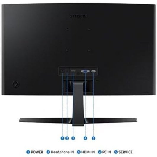 Monitor gaming Samsung 27″ 1080p 100Hz VA curvo 1800R Eye Saver HDMI