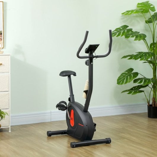 Sportnow Bicicleta Estática Silenciosa Con Resistencia Magnética Ajustable