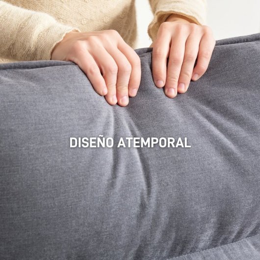 Homcom Cadeira Moderna com Encosto Alto e Pernas em Madeira Cinzenta