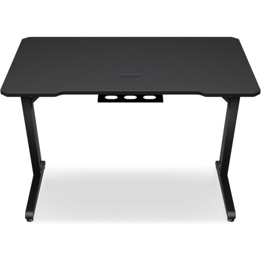 ENDORFY Atlas S 114 cm Gaming-Schreibtisch aus Karbonstahl mit Kabelmanagement und Metallregal