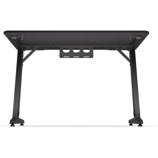 ENDORFY Atlas S 114 cm Gaming-Schreibtisch aus Karbonstahl mit Kabelmanagement und Metallregal