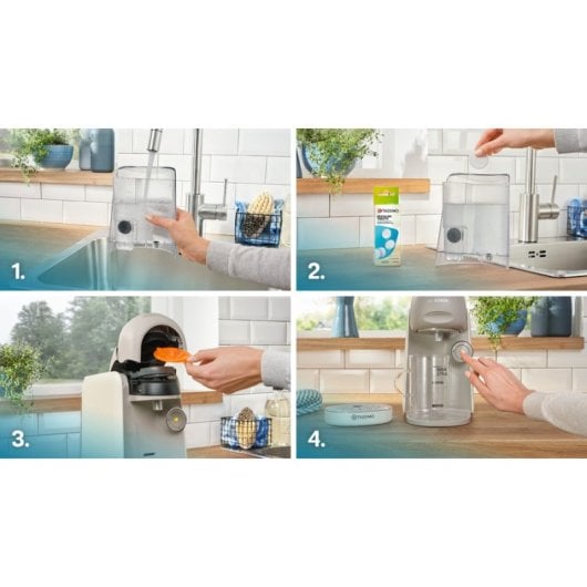 Cafetera Cápsulas Bosch Tassimo Finesse TAS16B7 1400W Automática Beige