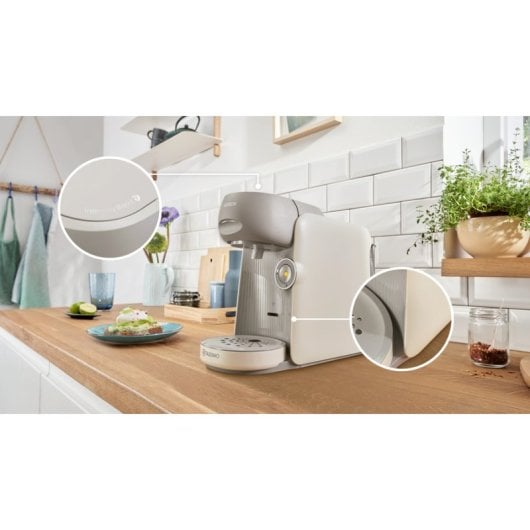 Cafetera Cápsulas Bosch Tassimo Finesse TAS16B7 1400W Automática Beige