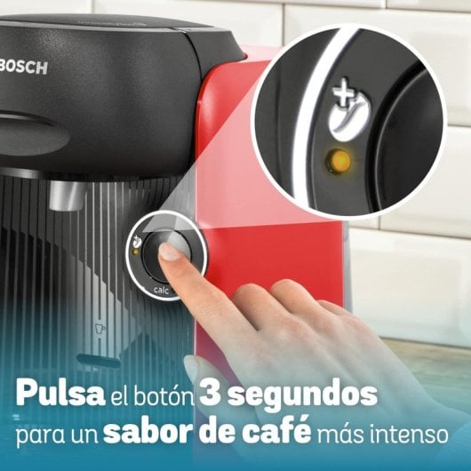 Cafetera de Cápsulas Bosch Tassimo Finesse TAS16B3 1400W Automática Rojo