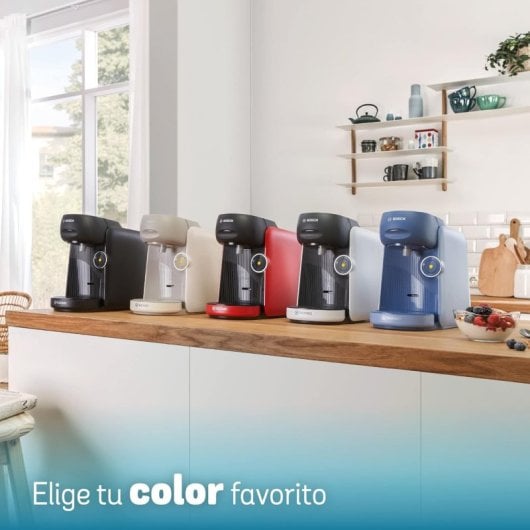 Cafetera de Cápsulas Bosch Tassimo Finesse TAS16B3 1400W Automática Rojo