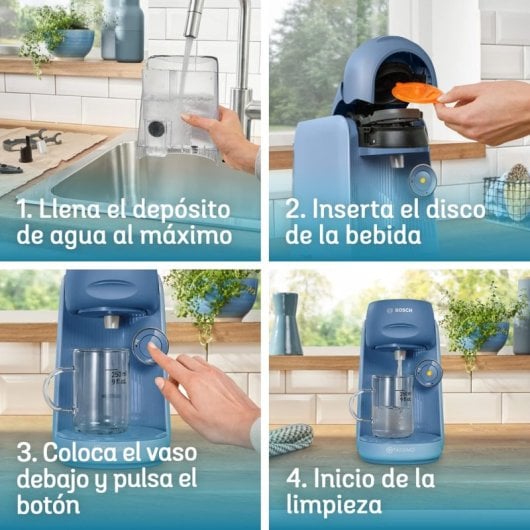 Cafetière à capsules Bosch Tassimo Finesse TAS16B5 0,7 L automatique 1 400 W avec écran LED bleu