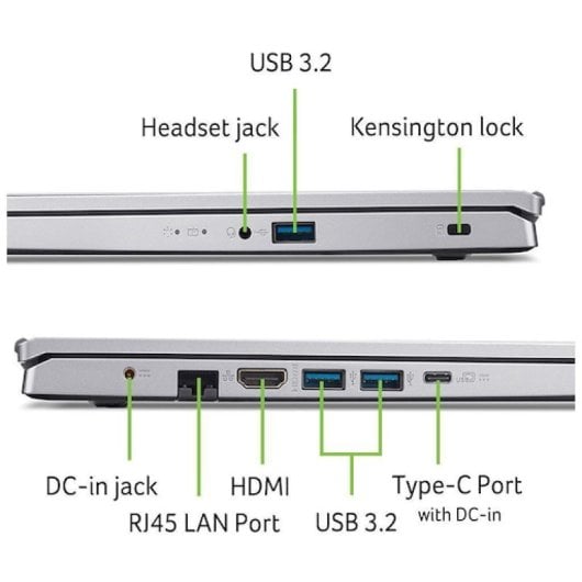 Portátil Acer Aspire Go 15 15,6? Ryzen 7 5825U 16GB SSD 512GB Windows 11 Plata