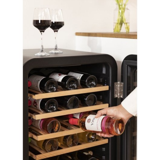 Vinoteca Create Acero Inoxidable 48L/115L/208L 4-22°C Control Digital y LED Negro