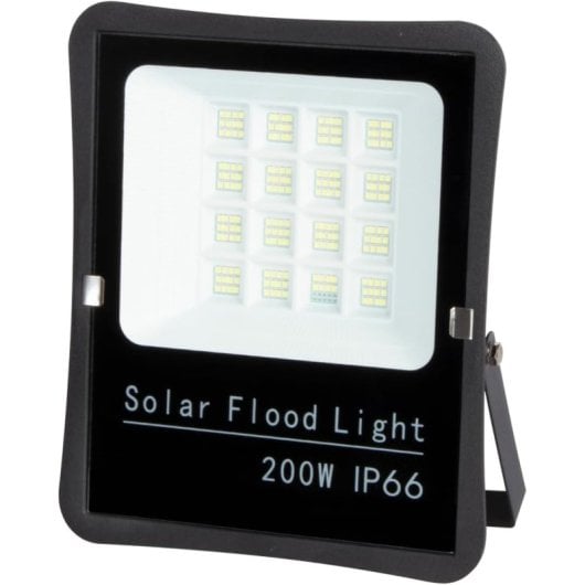 Proyector LED JANDEI Solar 200W 2000lm Batería 15000mAh IP67 Panel 35x35cm Mando