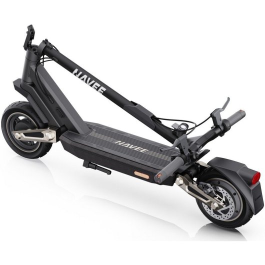 Scooter elétrica Navee 20km/h até 75km de alcance 1350W dobrável com suspensão dupla