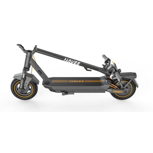 Navee GT3 Max Elektroroller, 1000 W, Doppelfederung, 12700 mAh, 75 km BMS, App, DGT-zertifiziert, Grau