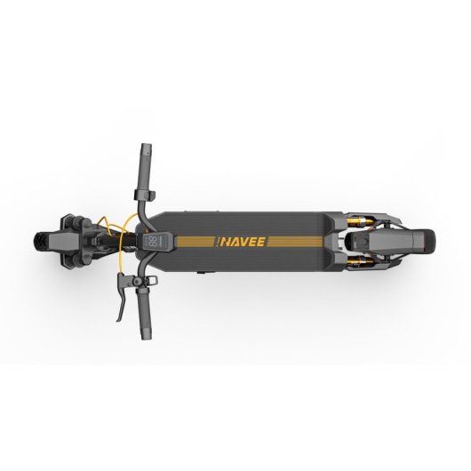 Navee GT3 Max Elektroroller, 1000 W, Doppelfederung, 12700 mAh, 75 km BMS, App, DGT-zertifiziert, Grau