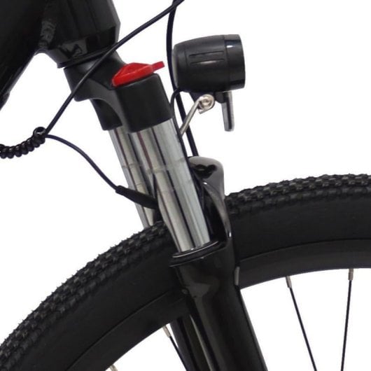 Bicicleta eléctrica Alfa Romeo Racing Full 29? aluminio, Shimano 7V, suspensión integral, luces LED
