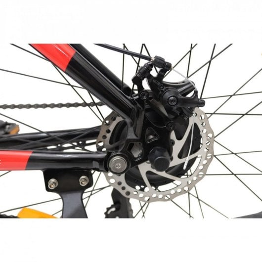 Bicicleta eléctrica Alfa Romeo Racing Full 29? aluminio, Shimano 7V, suspensión integral, luces LED
