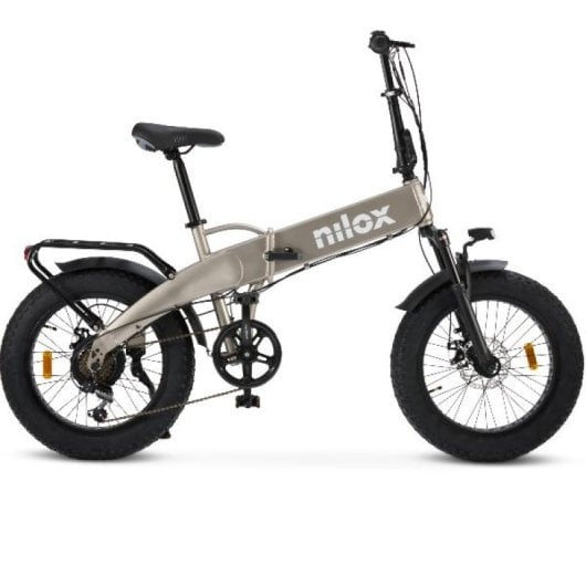 Bicicleta eléctrica Nilox NXEBX10GR plegable 13Ah 36V 70km autonomía aluminio LCD