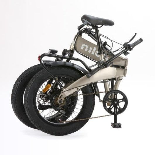 Bicicleta eléctrica Nilox NXEBX10GR plegable 13Ah 36V 70km autonomía aluminio LCD