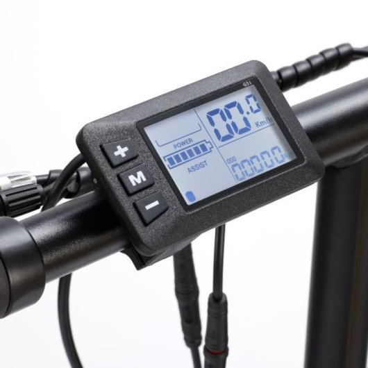 Bicicleta eléctrica Nilox NXEBX10GR plegable 13Ah 36V 70km autonomía aluminio LCD