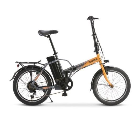 Nilox 20" Faltbares Elektrofahrrad 250W 6-Gang LCD Stahl Orange/Schwarz