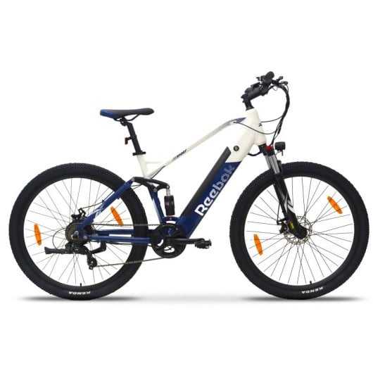 Bicicleta eléctrica Reebok Talla L 29? Disco 70km Autonomía 13Ah Azul/Blanco