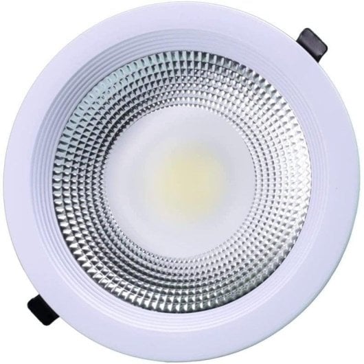 Downlight JANDEI COB 10W 900lm 6000K Rotondo IP44 Alluminio Incasso Bianco