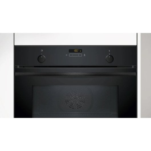 Horno eléctrico Balay 3HA5749N3 71L Negro Pirolítico+Hidrolítico Display LED Raíles Flex