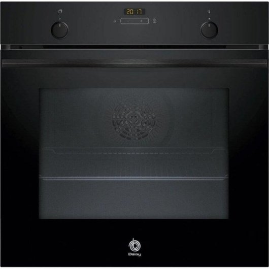 Horno eléctrico Balay 3HB5131N3 71L Negro integrado con eficiencia A+ y control giratorio