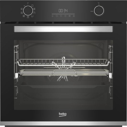 Horno eléctrico Beko BBIMA13302BMPE 72 L Inox con limpieza pirolítica y raíles telescópicos