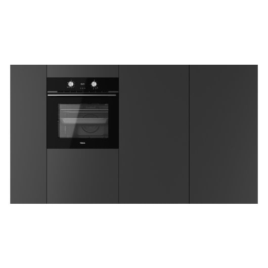 Horno eléctrico Teka HLB 8408 BK 71L Negro integrado con control giratorio