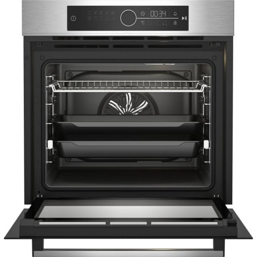 Horno eléctrico Beko BBIM12400XMPS 72L Negro Inox Pirolítico y Vapor Integrado