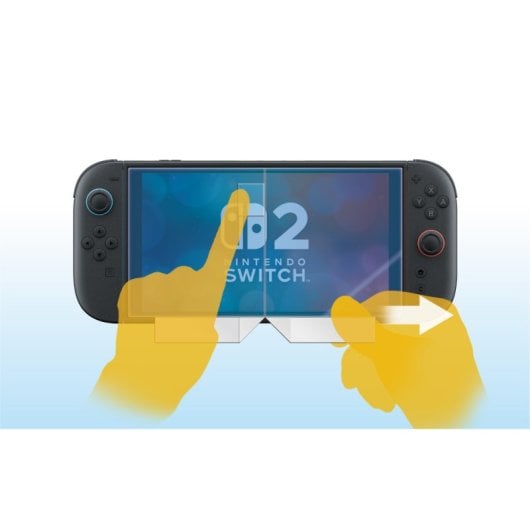Protector de pantalla Hori Nintendo Switch 2 transparente 9H anti-luz azul fácil aplicación