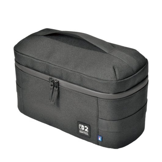 Estuche de viaje Hori Compact Carry All para Nintendo Switch, Switch 2 y OLED, negro con asa