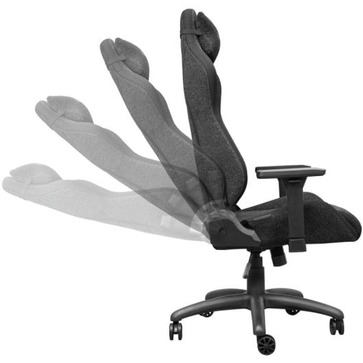 Fauteuil de jeu en tissu Trust GXT723 Ruya, gris