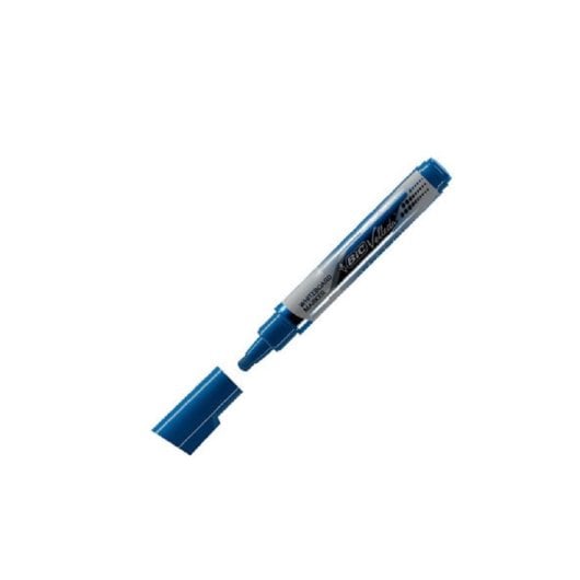 Marcador Bic Velleda Tank Para Quadro Ponta Larga Tinta Líquida Azul