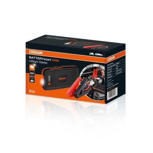 Booster De Démarrage Auto Osram Batterystart 200 Obsl200
