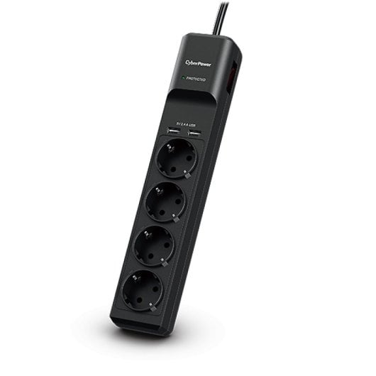 Tomada Protezione Cyberpower 4*out 2xusb