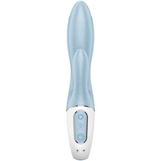 Satisfyer Air Pump Bunny 1 Wiederaufladbarer aufblasbarer Vibrator mit 12 Modi, sicheres Silikon