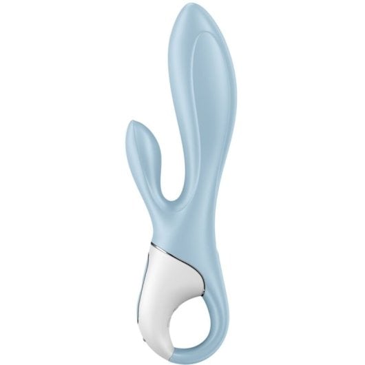Satisfyer Air Pump Bunny 1 Wiederaufladbarer aufblasbarer Vibrator mit 12 Modi, sicheres Silikon