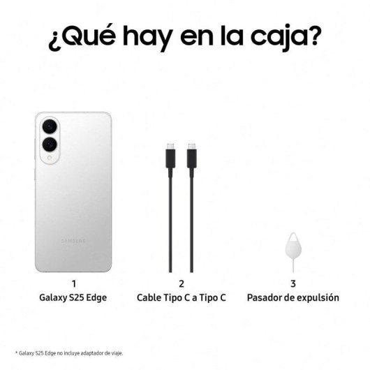 Samsung Galaxy S25 Edge 5G 12GB 256GB 6.7" Titânio Prata