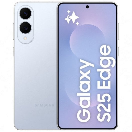 Samsung Galaxy S25 Edge 5G Móvil Ultrafino con Galaxy AI 6.7" 12GB 512GB Titanio Azul