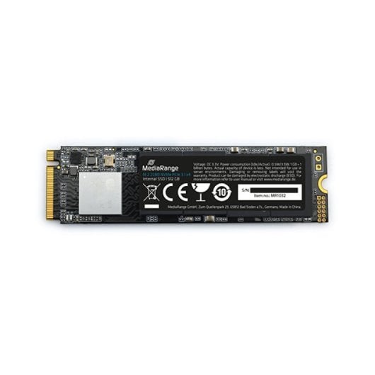 SSD MediaRange MR1032 512 Go 2080 Mo/s M.2 PCIe 3.1 x4 + Faible consommation