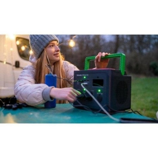 Estação de energia APC PPS500-GR 517Wh 2 AC 2 DC 5 USB Bateria Li-ion Ecrã LCD