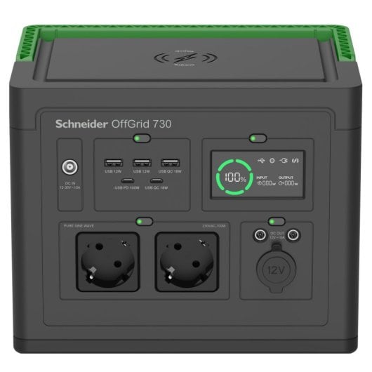 Estação de energia portátil APC PPS730-GR 738 Wh iões de lítio 995 W entrega de energia carga rápida