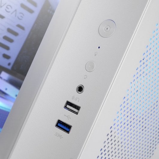 Mars Gaming MCV-ONE Caja Gaming ATX Doble Cristal Templado Ventilador Trasero FRGB 12cm Blanco