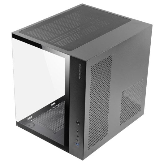 Mars Gaming MCV-ONE Caixa Gaming ATX FRGB com Duplo Vidro Temperado e Ventoinha Traseira 12cm Preto