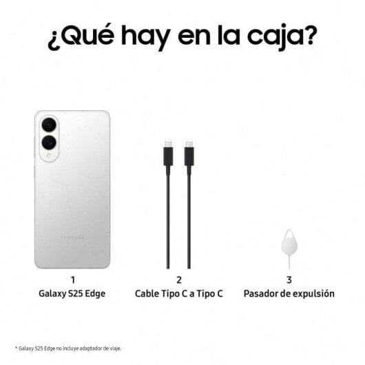 Samsung Galaxy S25 Edge 5G 12GB 512GB 6.7" Argent