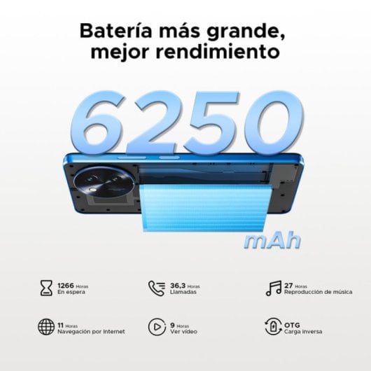 Doogee Note59 Pro+ 36GB 512GB 5G Dual SIM 120Hz 50MP NFC Carga Rápida 6250mAh