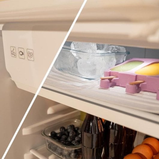 Frigorífico Mini Cecotec Bolero CoolMarket TT Origin 95 Defrost 89cm 95L E Azul Retro Icebox